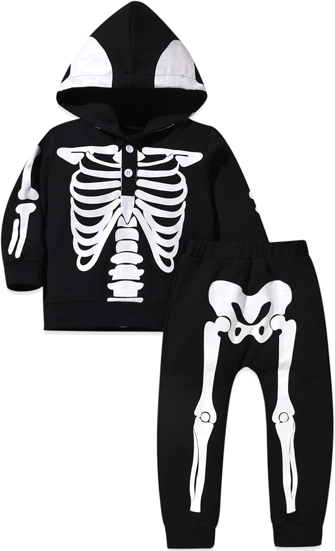 fioukiay Toddler Baby Boy Outfit Clothes LittLe Kids Long Sleeve Hoodie by Fioukiay