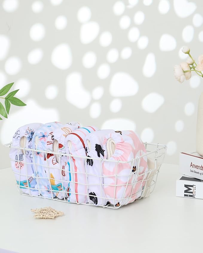ALVABABY Baby Cloth Diapers 6 Pack - Image 8