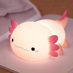 Axolotl Lamp, Cute Axolotl Night Light, Dimmable Silicone Animal Nursery Night by FAMIDUO-BrightenYourLife