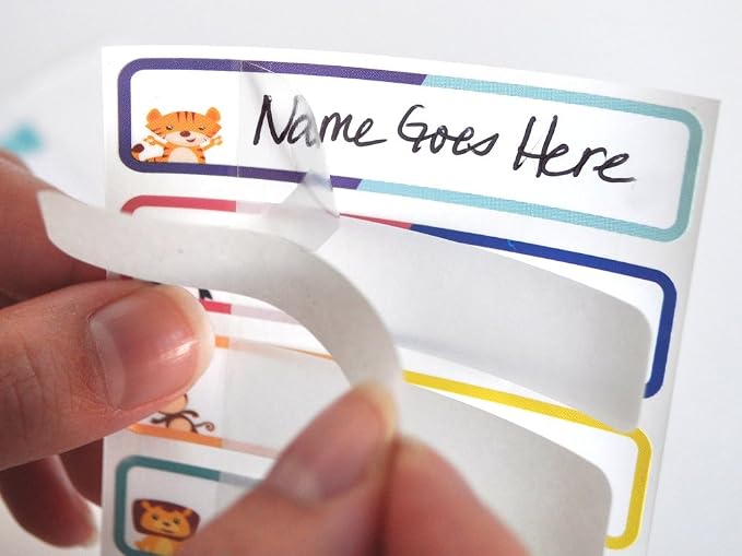 Lil' Labels Daycare Value Pack Bottle and Clothing Labels, Waterproof, Animal - Image 4
