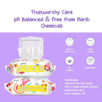 HAPPY BUM - 180 Count Baby Wipes, 7.4 x 7.2 Inch, Moist and Refreshing - Image 6