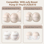 8pcs Breast Pump Spout Cap for eufy Wearable Breast Pump S1 Pro/S1/E20/E10 - Image 2