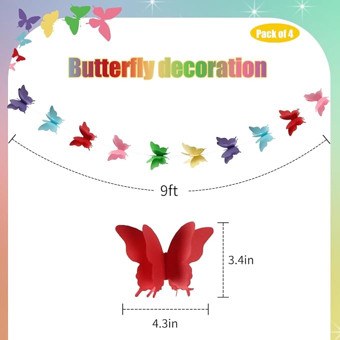 Butterfly Decorations, Butterfly Birthday Decorations - Image 2