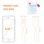 Lehoo Castle 6 Pieces Toddler Utensils, Kids Silverware - Image 8