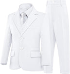 Boys’ Formal Suit 5 Piece Set, Toddler Tuxedos - Image 6