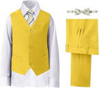 Boys' Suits Formal Slim Fit Tuxedo Boys Vest and Pants Set by DHTS