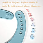 Baby Silicone Feeding Bibs - Image 6