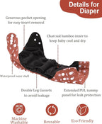 babygoal Reusable Charcoal Cloth Diapers - Image 4
