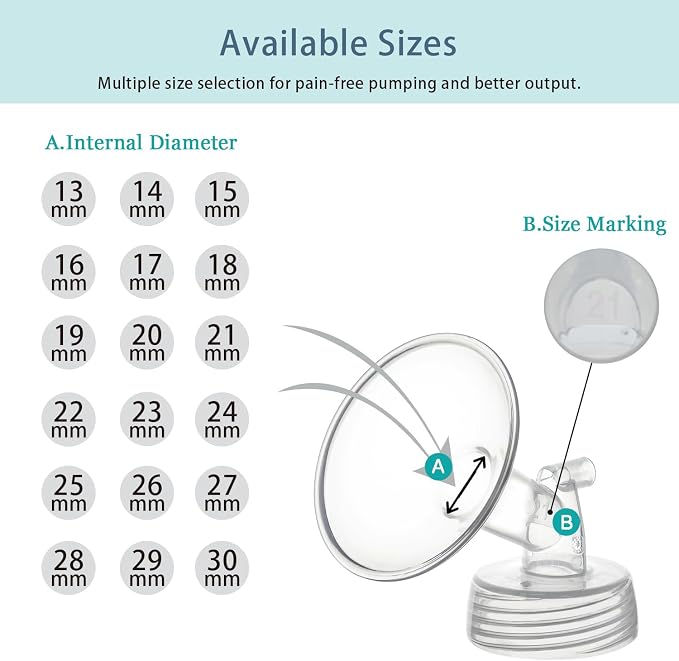15mm Flange Compatible with Spectra S1 S2 9 Plus Synergy Gold Breastpump - Image 2