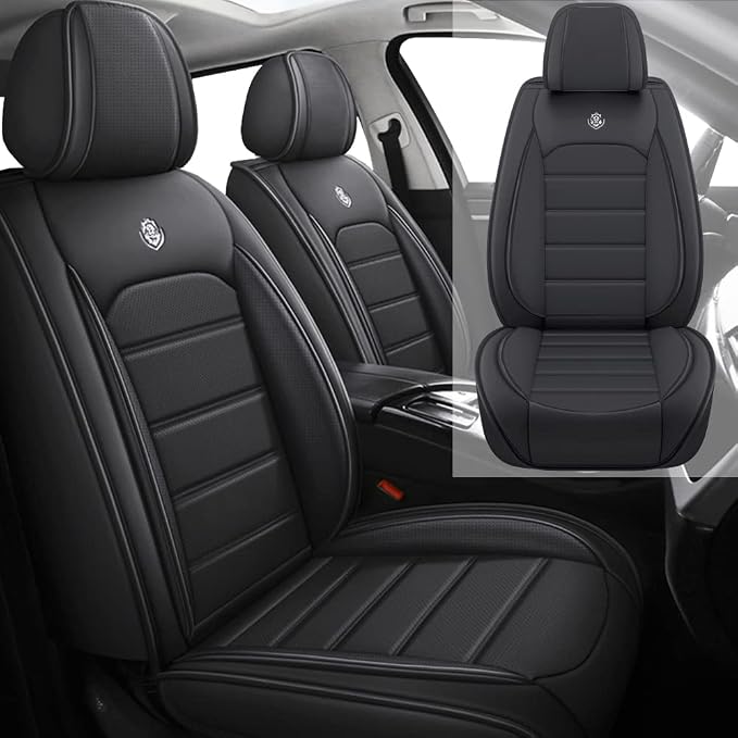 Leather Seat Cover for Ford Edge 2010-2026, Waterproof Soft Seat Covers by LEYPOCO