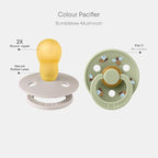 BIBS Studio Soother 2-Pack, BPA Free Dummy Pacifier, Round Nipple. Natural - Image 2