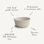 mushie Silicone Suction Bowl | BPA-Free Non-Slip Design - Image 6