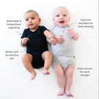 KYTE BABY Unisex Bodysuits, 97% Rayon made from Bamboo, 3% Spandex - Image 2