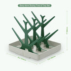 haakaa Baby Bottle Drying Rack, Space Saving Bottle Drying Tree - Image 8