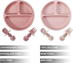 PandaEar 2 Pack Toddler Divided Suction Plates - Image 2