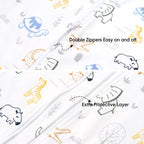 PHF Warm Micro-Fleece Baby Sleep Sack 6-12 Months, Soft Baby Wearable Blanket - Image 5