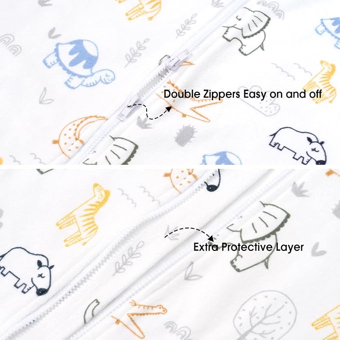 PHF Warm Micro-Fleece Baby Sleep Sack 6-12 Months, Soft Baby Wearable Blanket - Image 5