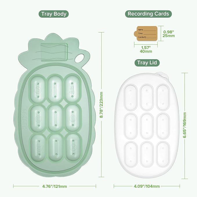Haakaa Silicone Nibble Freezer Tray -Breastmilk Teething Popsicle Mold - Image 8