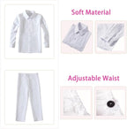 Boys Suits 5 Pieces Slim Fit Blazer Pants Black Blue Outfit Suit - Image 5