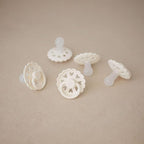 FRIGG Natural Rubber Baby Pacifier 4-Pack Snowflake Dream | Made in Denmark | - Image 6