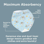 Copper Pearl 4 Pack Soft Cotton Baby Bibs - Image 2