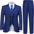 Boys Suit for Kids Teens Formal 5 Piece Tuxedo Suit Set by Lycody