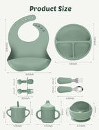 Silicone Baby Feeding Set, Eating Essentials Utensils - Image 3