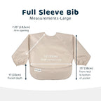 Tiny Twinkle Long Sleeve Bib for Babies & Toddlers – 2 Pack Waterproof Smock - Image 3