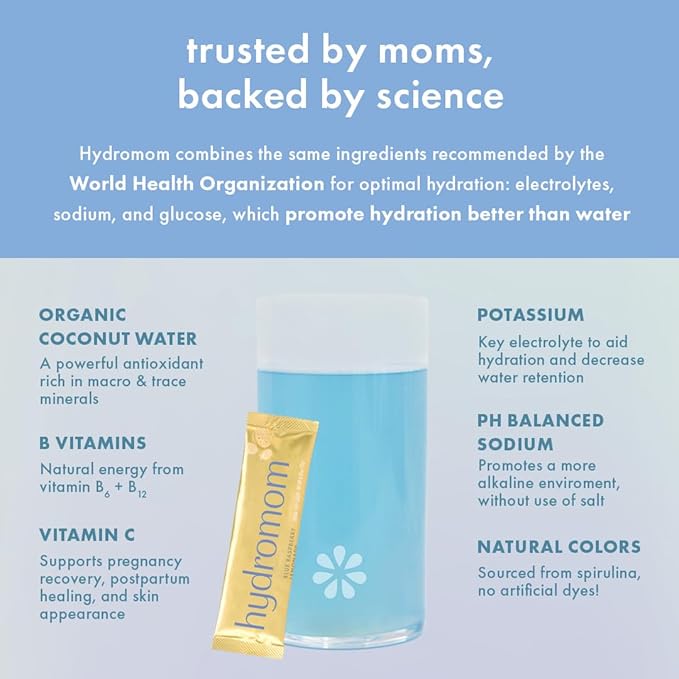 Boobie Hydromom Superfood Electrolyte Drink Mix, Watermelon Yuzu + Blue - Image 6