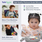 TalkTools Itsy Plate Must-Have Silicone Baby Plates - Image 4
