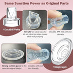 One Full Set Milk Collector Cup 17mm Only Compatible - Image 4