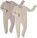 JunNeng Viscose from Bamboo Baby Sleeper, Newborn Footie Pajamas by JunNeng