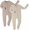 JunNeng Viscose from Bamboo Baby Sleeper, Newborn Footie Pajamas by JunNeng