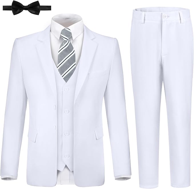 JPF Boy's Formal Suit Set Slim Fit Kids Tuxedo Suits by JPFMALESUIT