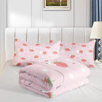 QOOMO Cartoon Bear Comforter King Size, Down Alternative, Soft and - Image 4