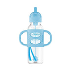 Dr. Brown's Milestones Narrow Sippy Straw Bottle, Spill-Proof by DrBrowns
