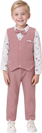 nilikastta Toddler Baby Boy Clothes Suit Gentleman Wedding Outfits Formal Dress - Image 2