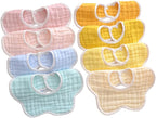 Baby Bibs Muslin Drool Teething Drooling Bibs by Mccotwe
