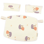 Bebamour Drool and Teething Reversible Cotton Pad White Drool Bib - Image 4