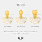 BIBS Colour Pacifier 2-Pack, BPA Free, Round Nipple. Natural Rubber Latex - Image 2