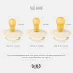 BIBS Pacifiers Colour Collection | Natural Rubber Baby Pacifier | Round Nipple - Image 2