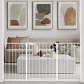 WAOWAO Triple Lock Baby Gate Extra Wide 57.87-62.59" Pressure Mounted Walk by WAOWAOBABYSAFETYPRODUCTS