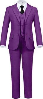 Boys' 5 Piece Formal Suit Set by Hipfun