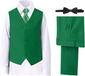 Boys' Suits Formal Slim Fit Tuxedo Boys Vest and Pants Set by DHTS