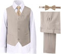 Boys' Suits Formal Slim Fit Tuxedo Boys Vest and Pants Set by DHTS