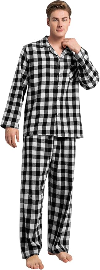 QZH.DUAO Matching Family Christmas Pajamas Set Long Sleeve Holiday Warm - Image 7