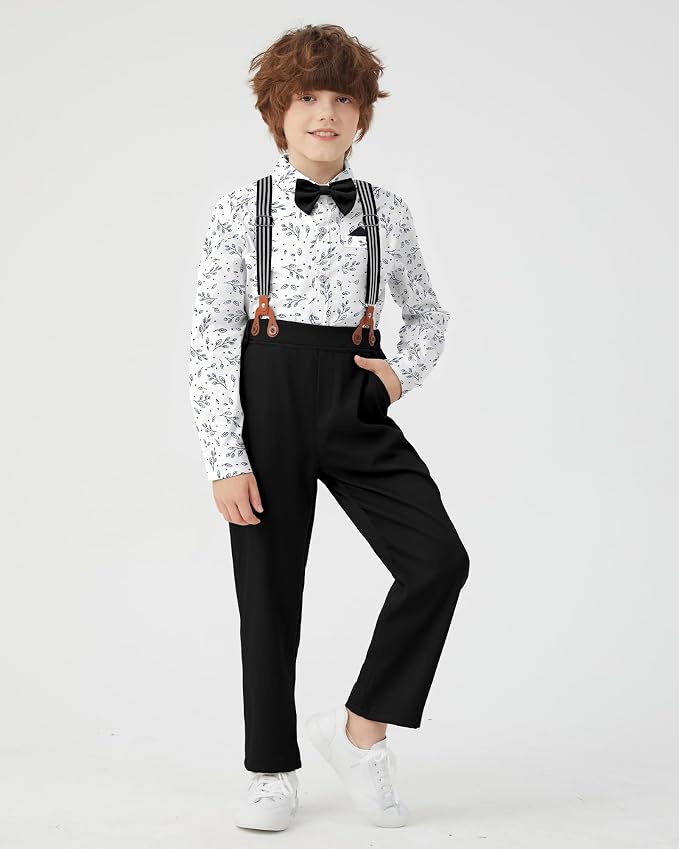 Toddler Boy Outfit Boy Dress Shirt - Image 5