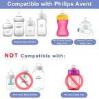 Nipples for Philips Avent Baby Bottles, Natural Trainer Sippy Cup My Grippy - Image 2