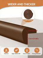 Baby Proof Edge Corner Protector, 16.4FT 0.47''Th L-Shape Furniture Corner & - Image 2