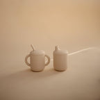 mushie 100% Silicone Training Cup & Straw - Image 2